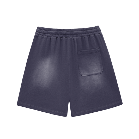 CR3MO Suave Sweat Shorts: Navy Blue