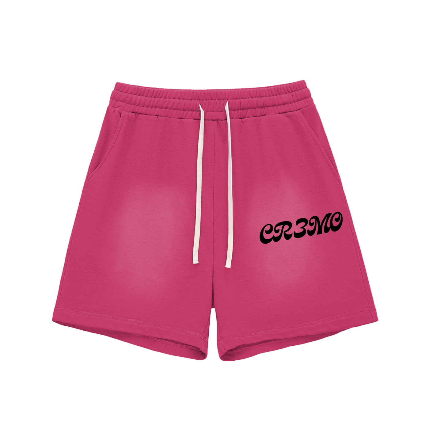 CR3MO Suave Sweat Shorts: Rose Red