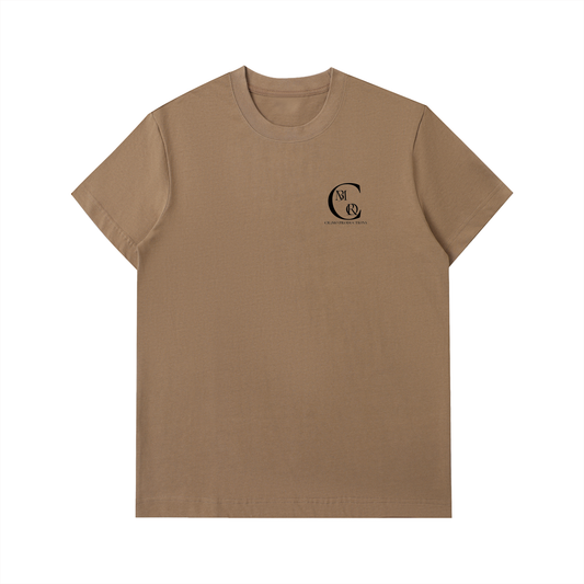 CR3MO Badge T-shirt: Coffee