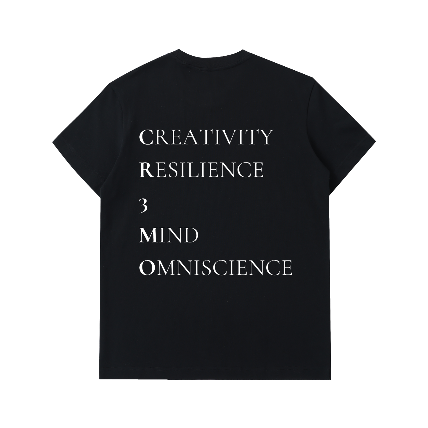 CR3MO Badge T-Shirt: Black